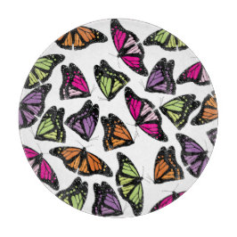 Colorful Butterflies Patroon Snijplank
