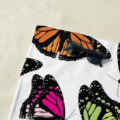 Colorful Butterflies Patroon Strandlaken (In situ)