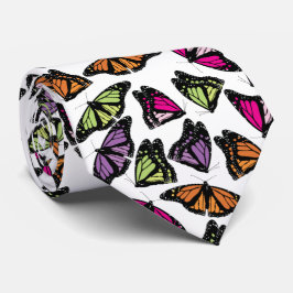 Colorful Butterflies Patroon Stropdas