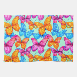 Colorful Butterflies Patroon Theedoek