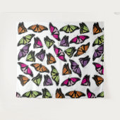 Colorful Butterflies Patroon Wandkleed (Voorkant (horizontaal))