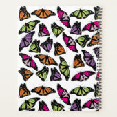Colorful Butterflies Pattern Appointbook Planner (Achterkant)