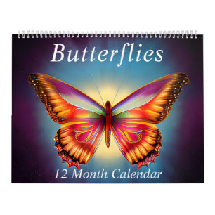 Colorful Butterflies   Radiant Butterfly Magic Kalender