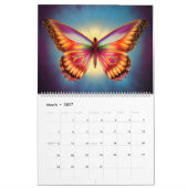 Colorful Butterflies | Radiant Butterfly Magic Kalender (Mar 2027)
