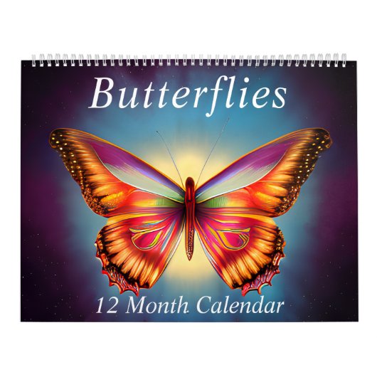 Colorful Butterflies | Radiant Butterfly Magic Kalender (Hoes)