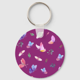 Colorful Butterflies Sleutelhanger