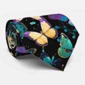 Colorful Butterflies Stropdas (Opgerold)