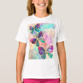 Colorful Butterflies T-Shirt (Voorkant)