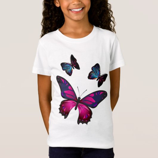 Colorful Butterflies T-shirt (Voorkant)