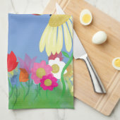 Colorful Butterflies Theedoek (Quarter Fold)