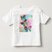 Colorful Butterflies Toddler T-Shirt (Voorkant)