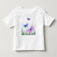 Colorful Butterflies Toddler T-Shirt