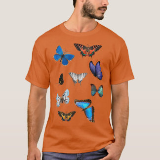 Colorful Butterflies van Noord-Amerika T-shirt