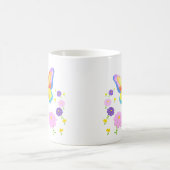 Colorful Butterfly and Flowers Mug Koffiemok (Center)