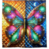 Colorful Butterfly Art Douchegordijn (Voorkant)