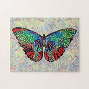 Colorful Butterfly Art  stijl Puzzle Legpuzzel
