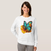 colorful butterfly art t-shirt (Voorkant volledig)