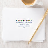 Colorful Butterfly Assortation Personalize Label (Insitu)