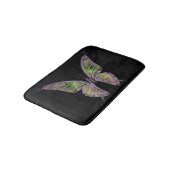 Colorful Butterfly Bath Mat (Gekanteld)
