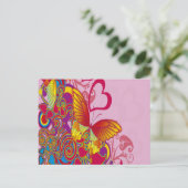 Colorful Butterfly Briefkaart (Staand voorkant)