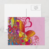 Colorful Butterfly Briefkaart (Voorkant / Achterkant)
