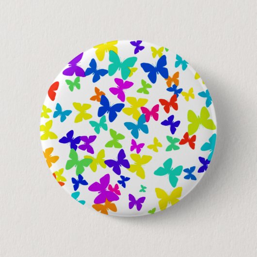 Colorful Butterfly Button (Voorkant)