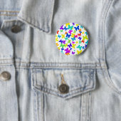 Colorful Butterfly Button (In situ)