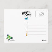 Colorful Butterfly Collectie Briefkaart (Achterkant)