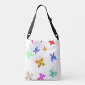 Colorful Butterfly Crossbody Tas (Achterkant)