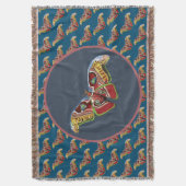 Colorful Butterfly Deken (Voorkant Verticaal)