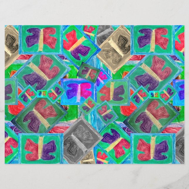 Colorful Butterfly Double Challenge | Slagboeking (Voorkant)