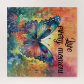 Colorful Butterfly Flowers Inspirerend Live Legpuzzel (Horizontaal)