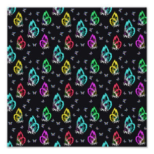 Colorful Butterfly Foto Afdruk