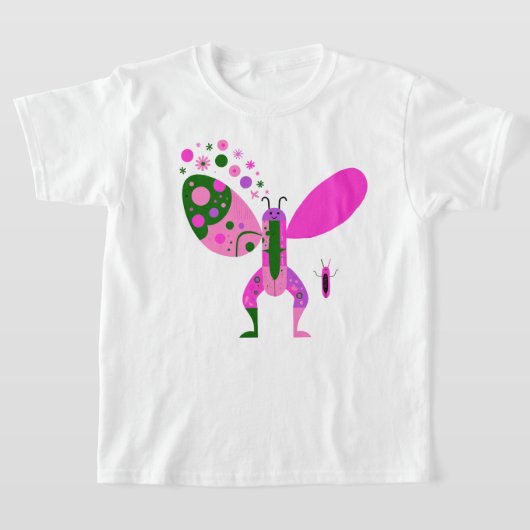Colorful Butterfly Graphic T-Shirt (Laagn)