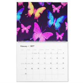 Colorful Butterfly Kalender (Feb 2027)