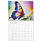 Colorful Butterfly Kalender (Jan 2027)