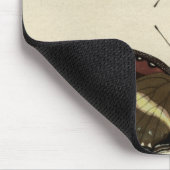 Colorful Butterfly Medley on Cream Background Muismat (Hoek)