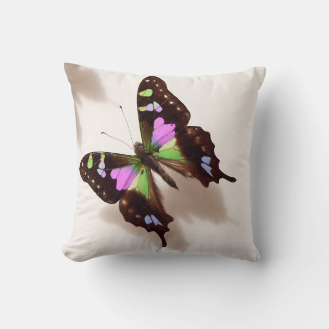 Colorful Butterfly Mo Jo Pillow Kussen (Voorkant)