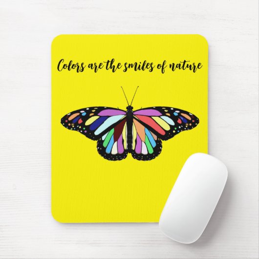 Colorful Butterfly Muismat (Met muis)