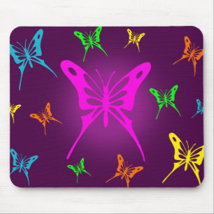 Colorful Butterfly Muismat