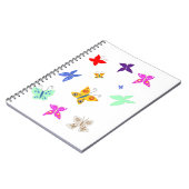 Colorful Butterfly Notitieboek (Linkerzijde)