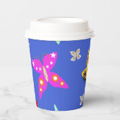 Colorful Butterfly Papieren Bekers (Voorkant)
