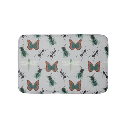 Colorful Butterfly Patroon Badmat (Voorkant)