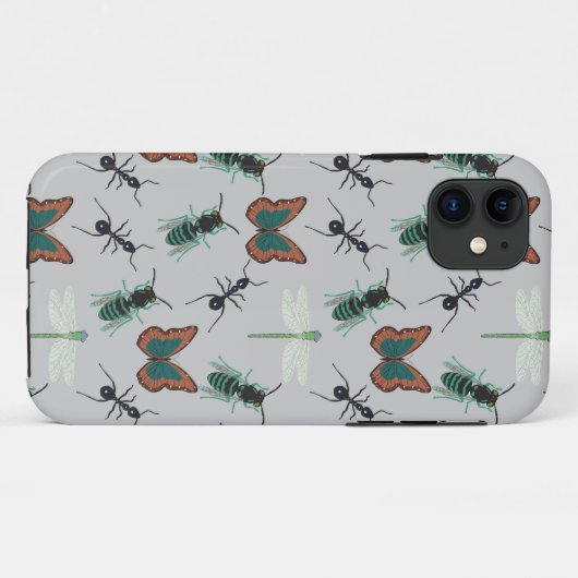 Colorful Butterfly Patroon Case-Mate iPhone Case (Achterkant (horizontaal))