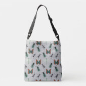 Colorful Butterfly Patroon Crossbody Tas (Achterkant)