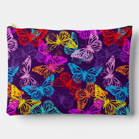 Colorful Butterfly Patroon Etui (Voorkant)