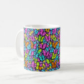 Colorful Butterfly Patroon Koffiemok (Voorkant links)