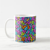 Colorful Butterfly Patroon Koffiemok (Links)