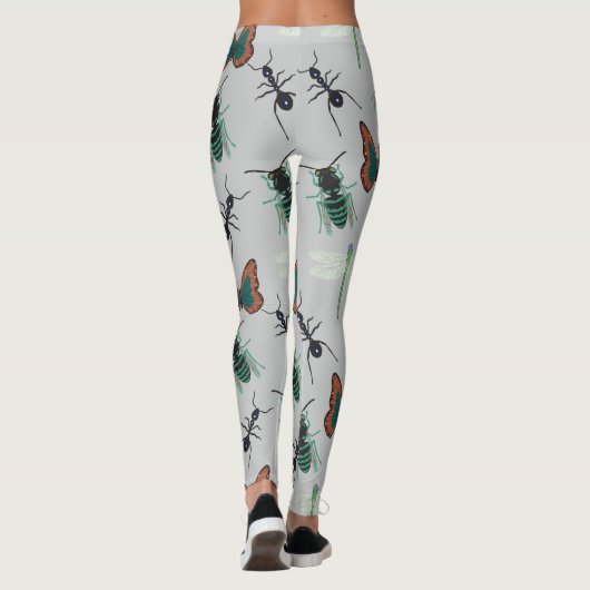 Colorful Butterfly Patroon Leggings (Achterkant)