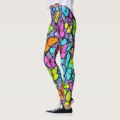 Colorful Butterfly Patroon Leggings (Links)